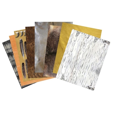 Roylco Indigenous Craft Paper, 8.5 x 11 in., 40PK 1601619
